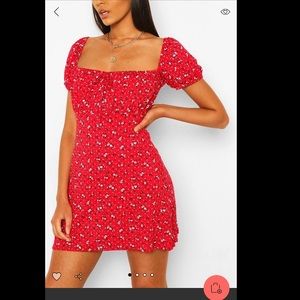 Red floral dress . ❤️ SIZE US 4
